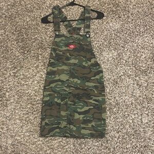 Dickies Camouflage Pinafore Dress